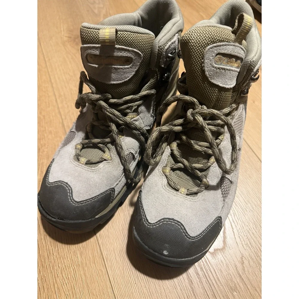 Columbia OmniTech Packus Ridge Mid Hiking Boot Leather Waterproof Brown Size 9.5